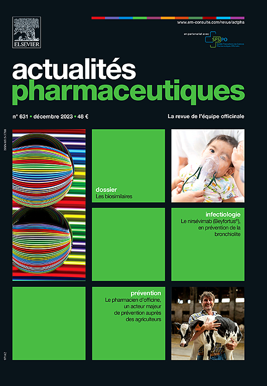 Go to journal home page - Actualités Pharmaceutiques